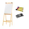 Cavalete Flip Chart Quadro Branco 1,80 Mts 2525 + 3 Marcadores + 1 Apagador Souza - 1