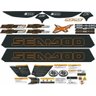 Kit Adesivo Faixa Jet Ski Seadoo Rxt 260 Laranja - 1