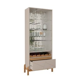Conjunto Cristaleira Bari e Buffet Bari - 16