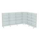 Ver imagem 1 de Gondola Parede 196 Amapa Flex Kit 5 Metros 1 Canto Branco SP - Amapá