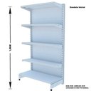 Ver imagem 4 de Gondola Parede 196 Amapa Flex Kit 5 Metros 1 Canto Branco SP - Amapá