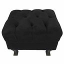 Ver imagem 2 de Puff Luiz Retro Xv Vermelho Slk Decor Preto