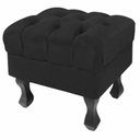 Ver imagem 1 de Puff Luiz Retro Xv Vermelho Slk Decor Preto