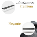Ver imagem 2 de Kit 10 Puxadores Drop 30cm Alumínio Sobrepor para Móveis e Gavetas Titanio