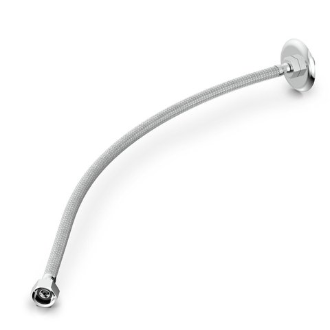 Flexivel de Alimentação 60cm de Aço Inox Trançado com Canopla Complementos