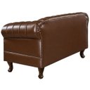 Ver imagem 4 de Namoradeira Chesterfield Duque 2 Lugares em Corano Chocolate
