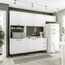 Ver imagem 2 de Cozinha Pérola com 4 Peças Paneleiro/torre Quente Aéreo 3 Portas Balcão 120 e Basculante Yescasa