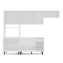 Ver imagem 6 de Cozinha Pérola com 4 Peças Paneleiro/torre Quente Aéreo 3 Portas Balcão 120 e Basculante Yescasa