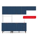 Ver imagem 5 de Cozinha Pérola com 4 Peças Paneleiro/torre Quente Aéreo 3 Portas Balcão 120 e Basculante Yescasa