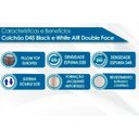 Ver imagem 3 de Cama Box King: Colchão Espuma Castor D45 Black e White Double Face + Base CRC Courano White(193x203)