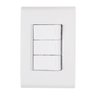 Kit C/ 3 Interruptor Triplo 3ts Liz Branco - Tramontina - 1