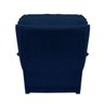 Poltrona Reclinável Elétrica do Papai Suede Maite Moda Casa:Azul Marinho - 2