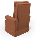 Ver imagem 6 de Poltrona de Amamentação e Descanso com Balanço e Puff Laís G05 Veludo Terracota - Mpozenato