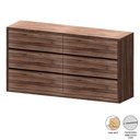 Ver imagem 3 de Cômoda para Quarto com 6 Gavetas 180 Cm 100% Mdf Casa Lar Cor:nogueira Cadiz