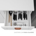 Ver mais imagens de Cozinha Pérola Comtampo Rodapé 4 Peças Paneleiro/torre Quente Aéreo 3 Portas Balcão 120 e Basculante Yescasa