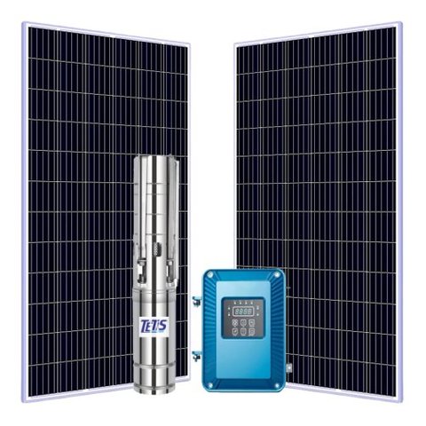 Kit Bomba Submersa Solar 500W Até 40m ou 41.600L/dia
