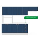 Ver imagem 5 de Cozinha Pérola Comtampo Rodapé 4 Peças Paneleiro/torre Quente Aéreo 3 Portas Balcão 120 e Basculante