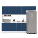 Ver imagem 3 de Cozinha Pérola Comtampo Rodapé 4 Peças Paneleiro/torre Quente Aéreo 3 Portas Balcão 120 e Basculante