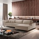 Ver imagem 2 de Sofá Grécia com Chaise Bouclê 2,90M