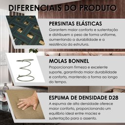 Sofá Grécia com Chaise Bouclê 2,90M - 11