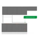 Ver imagem 5 de Cozinha Pérola Comtampo Rodapé 4 Peças Paneleiro/torre Quente Aéreo 3 Portas Balcão 120 e Basculante