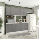 Ver imagem 2 de Cozinha Pérola Comtampo Rodapé 4 Peças Paneleiro/torre Quente Aéreo 3 Portas Balcão 120 e Basculante