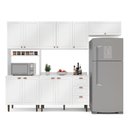 Ver imagem 3 de Cozinha Completa Modulada 280cm com Tampo 4 Peças Pérola Yescasa