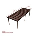 Ver imagem 5 de Kit Policarbonato Bronze 6mm 8,00m X 3,00m - Perfis Naturais