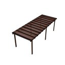 Ver imagem 1 de Kit Policarbonato Bronze 6mm 8,00m X 3,00m - Perfis Naturais