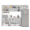 Ver imagem 7 de Cozinha Completa Modulada 280cm com Tampo 4 Peças Pérola Yescasa Azul/Branco
