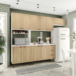 Cozinha Completa 280cm com Tampo 4 Peças Pérola Yescasa - 1