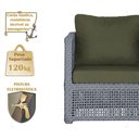 Ver imagem 4 de 4 Poltronas Madri Alumínio Corda Náutica Estofado 13 Trama Original