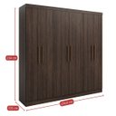 Ver imagem 4 de Guarda Roupa 6 Portas 4 Gavetas Supreme