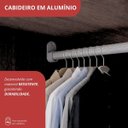 Ver imagem 7 de Guarda Roupa 6 Portas 4 Gavetas Supreme Marrom/Capuccino