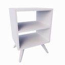 Ver imagem 4 de Mesa de Cabeceira com Pés Mesinha Madeira Criado Quarto Nicho