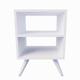 Mesa de Cabeceira com Pés Mesinha Madeira Criado Quarto Nicho - 3