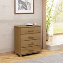 Ver imagem 6 de Cômoda 4 Gavetas 100% Madeira Maciça Linha Ouro