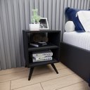 Ver imagem 1 de Mesa de Cabeceira com Pés Mesinha Madeira Criado Quarto Nicho