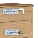 Ver mais imagens de Mesa Cabeceira 2 Gavetas Aurora 65,5cm x 42,5cm x 38,8cm Marrom