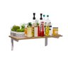 Prateleira Área Churrasco 60x30 Mdf Amadeirado Suporte Mão Francesa - 1