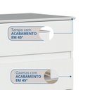 Ver mais imagens de Mesa Cabeceira 2 Gavetas Aurora 65,5cm X 42,5cm 38,8cm