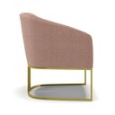 Ver imagem 5 de Poltrona Decorativa Industrial Dourado Stella Bouclê D03 Rose