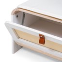 Ver imagem 6 de Sapateira Infantil 1 Porta com Assento Estofado Wave Casatema MadeiraOriginals Branco/Marrom