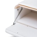 Ver imagem 4 de Sapateira Infantil 1 Porta com Assento Estofado Wave Casatema MadeiraOriginals Branco/Marrom
