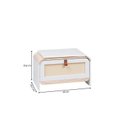 Ver imagem 3 de Sapateira Infantil 1 Porta com Assento Estofado Wave Casatema MadeiraOriginals Branco/Marrom