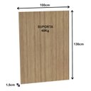 Ver imagem 3 de Painel para Escritório 100x136cm Tv até 37 Polegadas Pa2916 Tecnomóbili