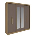 Ver imagem 2 de Guarda Roupa Casal 6 Portas Lugano com Espelho