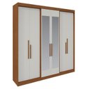 Ver imagem 2 de Guarda Roupa Casal 6 Portas Lugano com Espelho