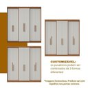 Ver imagem 7 de Guarda Roupa Casal 6 Portas Lugano com Espelho