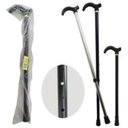 Ver imagem 4 de Bengala Bastao Retratil Regulavel em Aluminio Apoio Idosos e Caminhada Montanhas Resistente